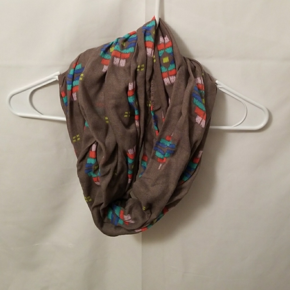 3 for $10 Aztec print infinity scarf
